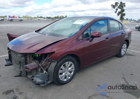 2012 Honda Civic Lx z USA, uszkodzony, nr VIN 19XFB2F59CE334073